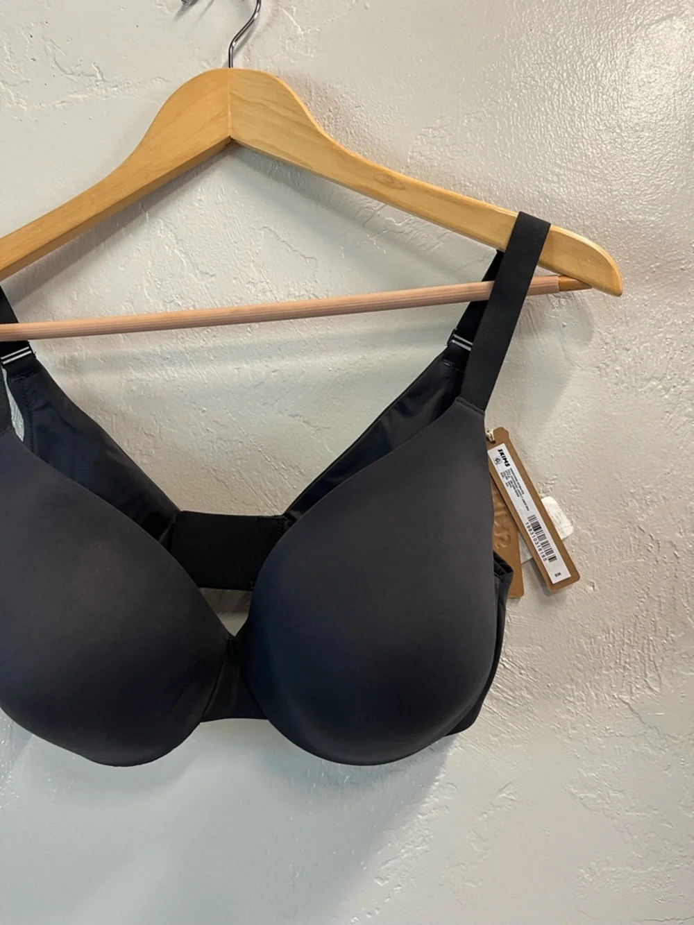SKIMS Smoothing Intimates Full Coverage Lightly Lined Bra NWT Onyx Color - Picture 3 of 13